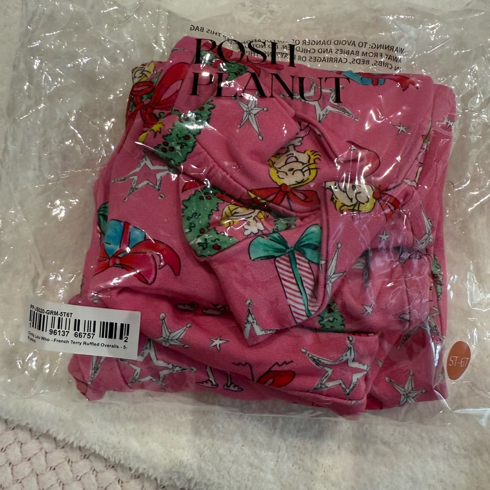 Posh Peanut Pink Cindy Lou Overalls